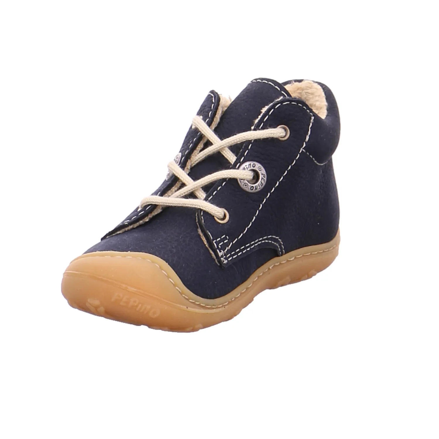 PEPINO Lauflernschuh Blau Leder  Bottine Unisex