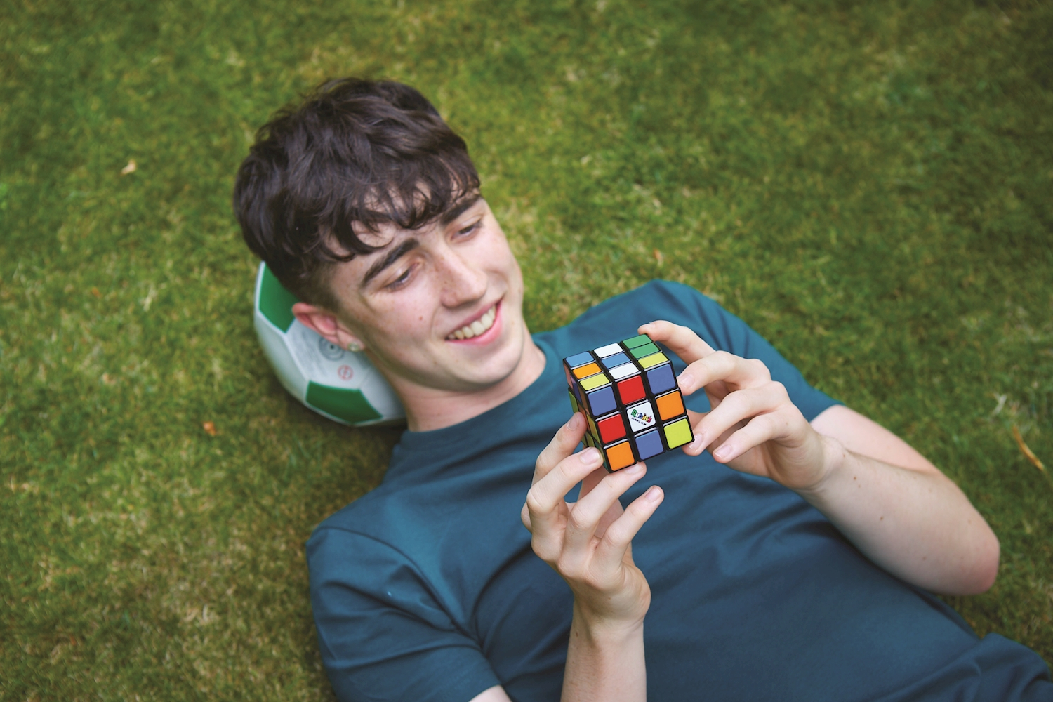 Rubik's Cube 3x3 Zauberwürfel Gehirn Training Magic Cube Spiel (6063968) - Bunt