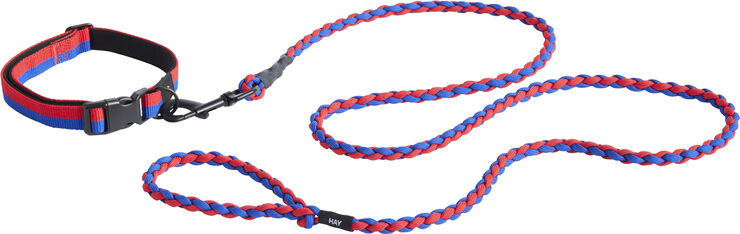 Hay HAY Dogs Leash-Braided-Red, blue