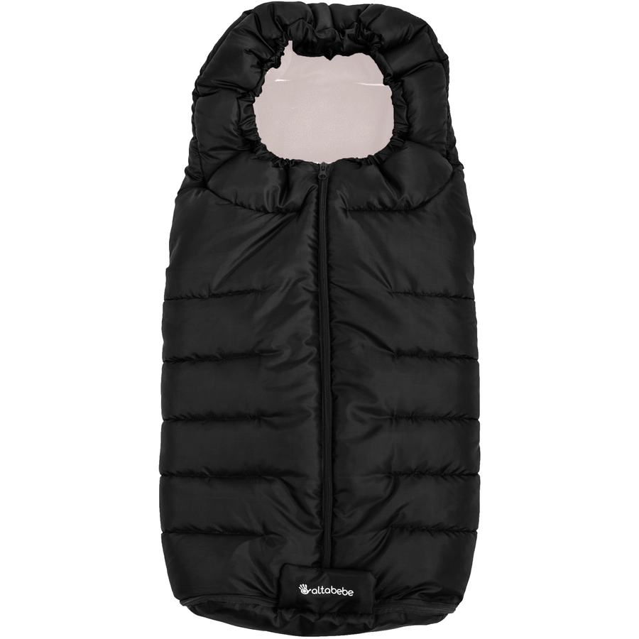 Altabebe Winterfußsack Active Kollektion für Kinderwagen schwarz grau