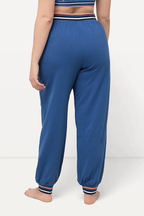 Loungewear-Hose, Streifenbündchen, Elastikbund