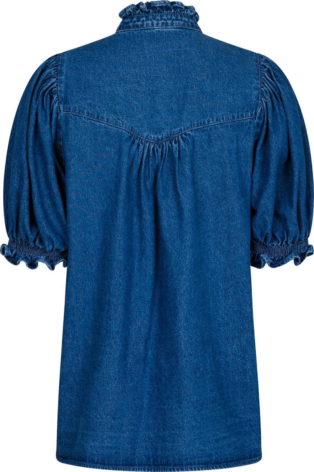 Neo Noir Avalon Denim Shirt blue