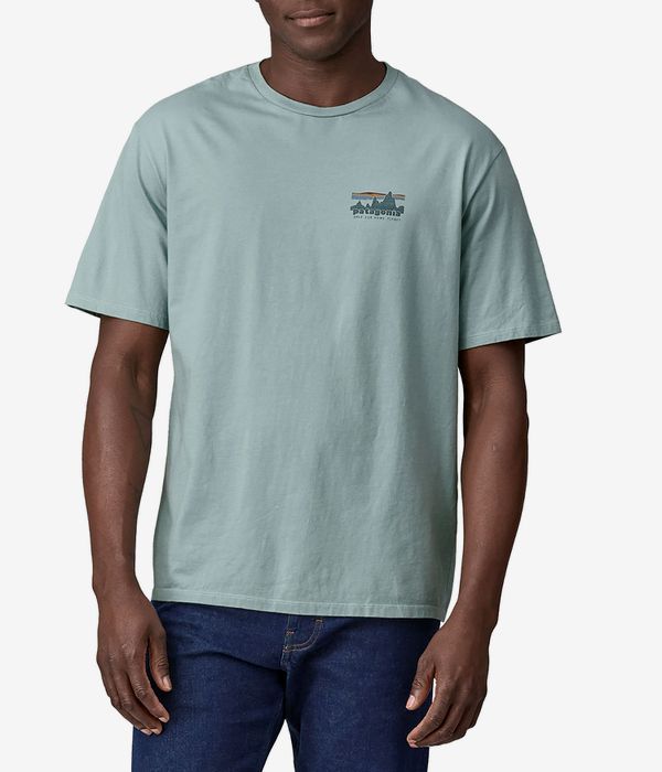 Patagonia 73 Skyline Organic T-Shirt (thermal blue)