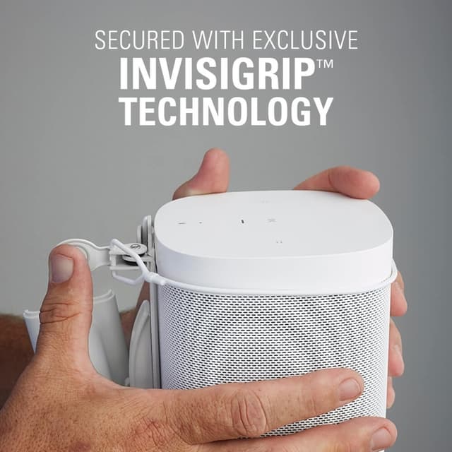 SANUS Wall Mount for Sonos One SL Play:1 Play:3 Pair White