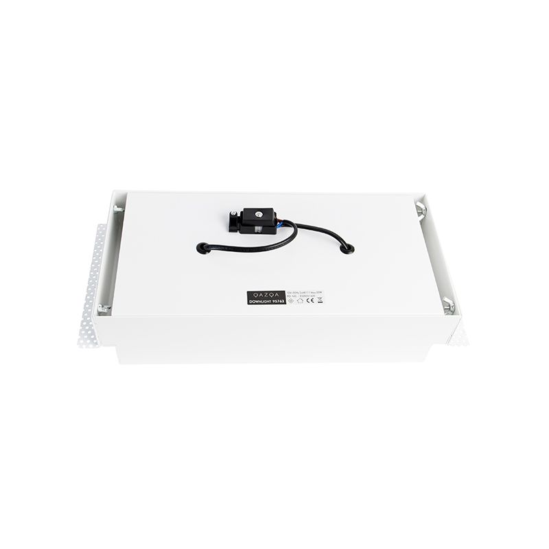 Set van 6 Inbouwspot wit draai- en kantelbaar AR111 Trimless 2-lichts - Oneon