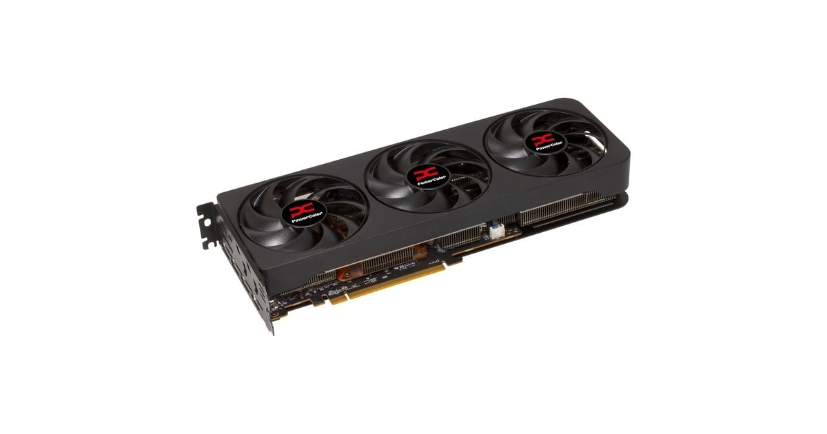PowerColorRadeon RX 9070 XT Reaper 16GB GDDR6 grafische kaart  (Zwart, RDNA4, GDDR6, 3x DisplayPort, 1x HDMI)