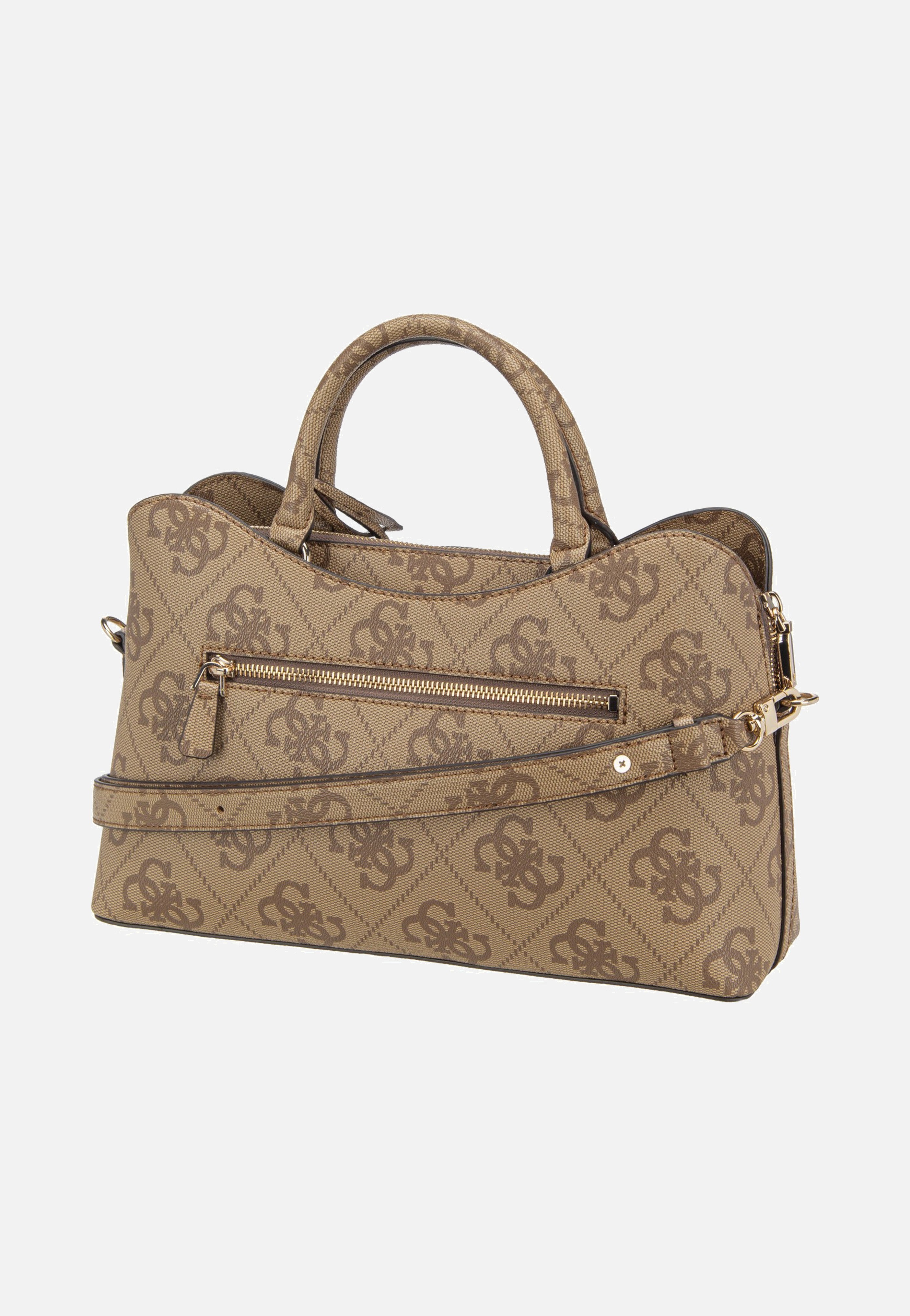 Janie Logo Girlfriend Satchel Latte Logo - Satchel