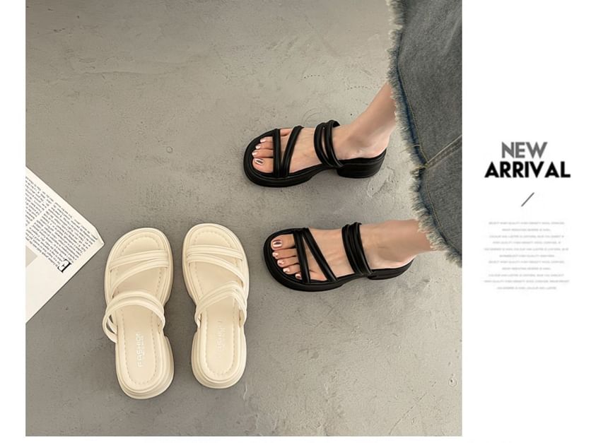 Anran - Platform Slide Sandalen