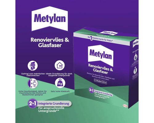 Metylan Renovatievlies & Glasvezelbehanglijm 500 g