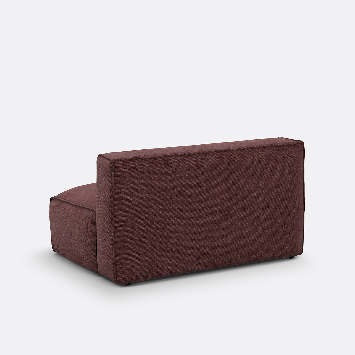 LA REDOUTE INTERIEURS<br>Sofá modular de 2 lugares em tecido texturizado, Seven