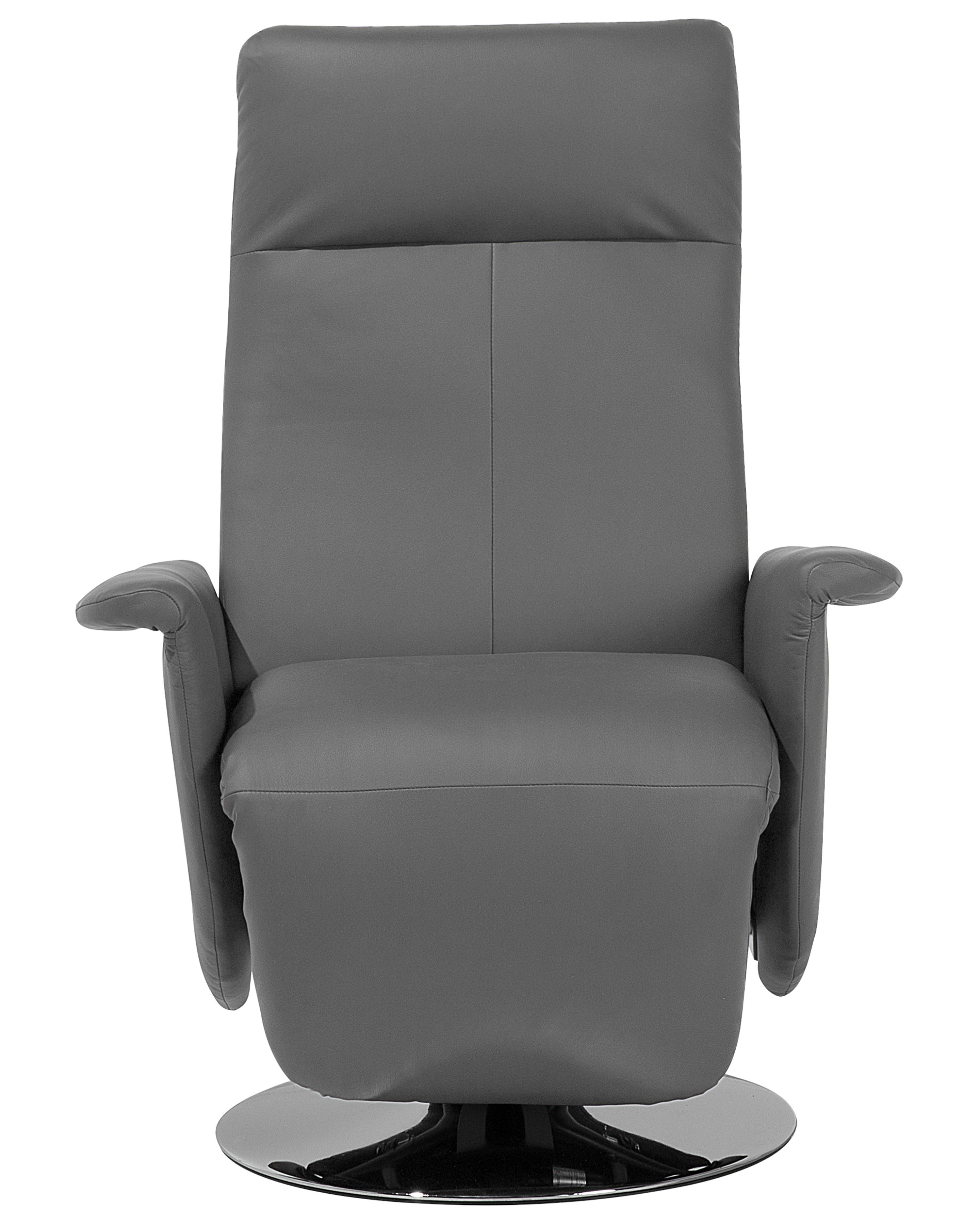 Relaxfauteuil PRIME inclusief voetensteun Kunstleer Grijs