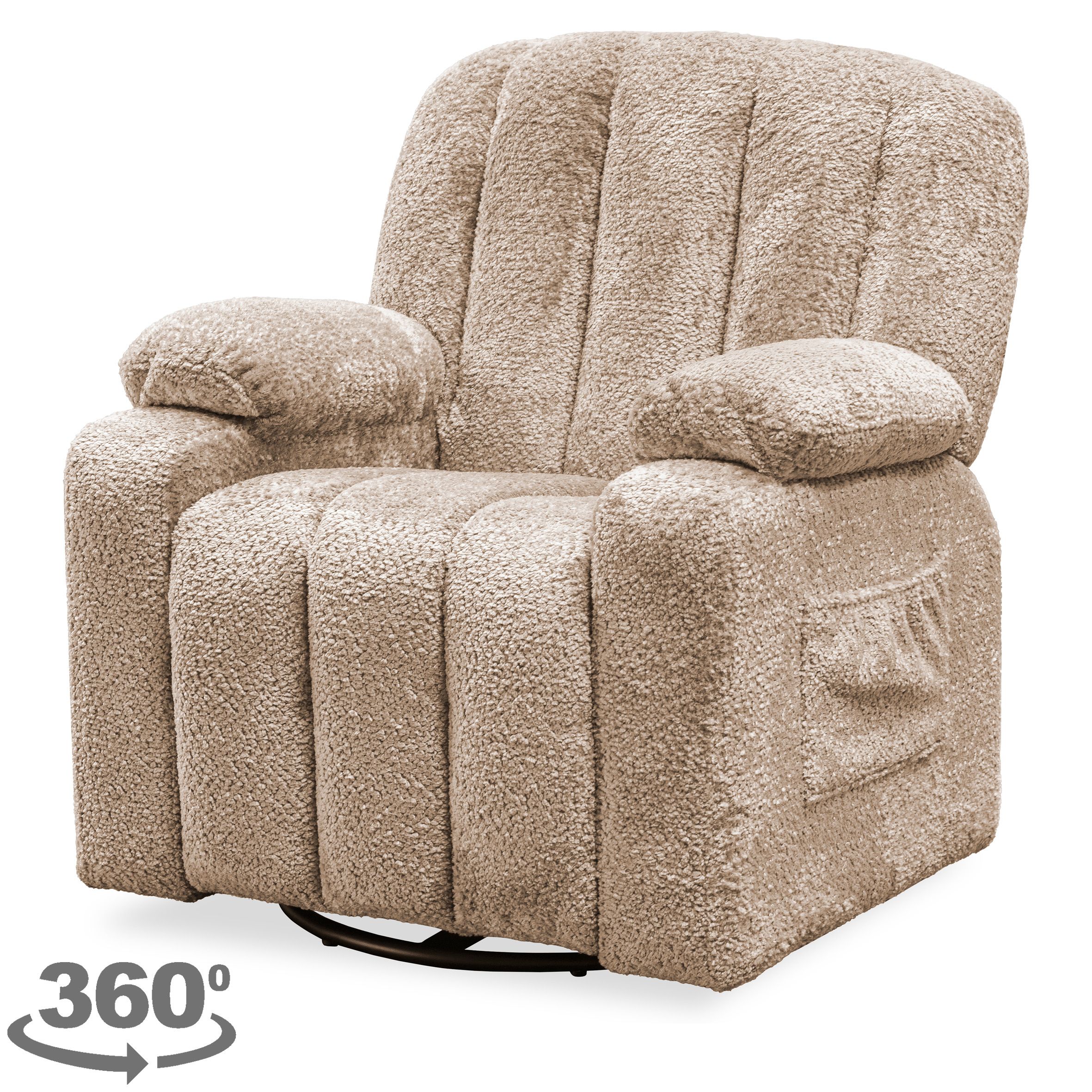 Draaifauteuil (kinder) S5167 Sheep Nature Mickey B69 x D67 x H75 cm