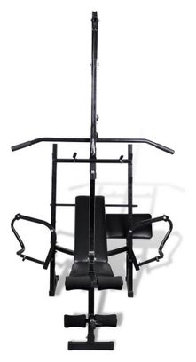 Banc de musculation complet appareil à charge guidée sport fitness musculation 0702056