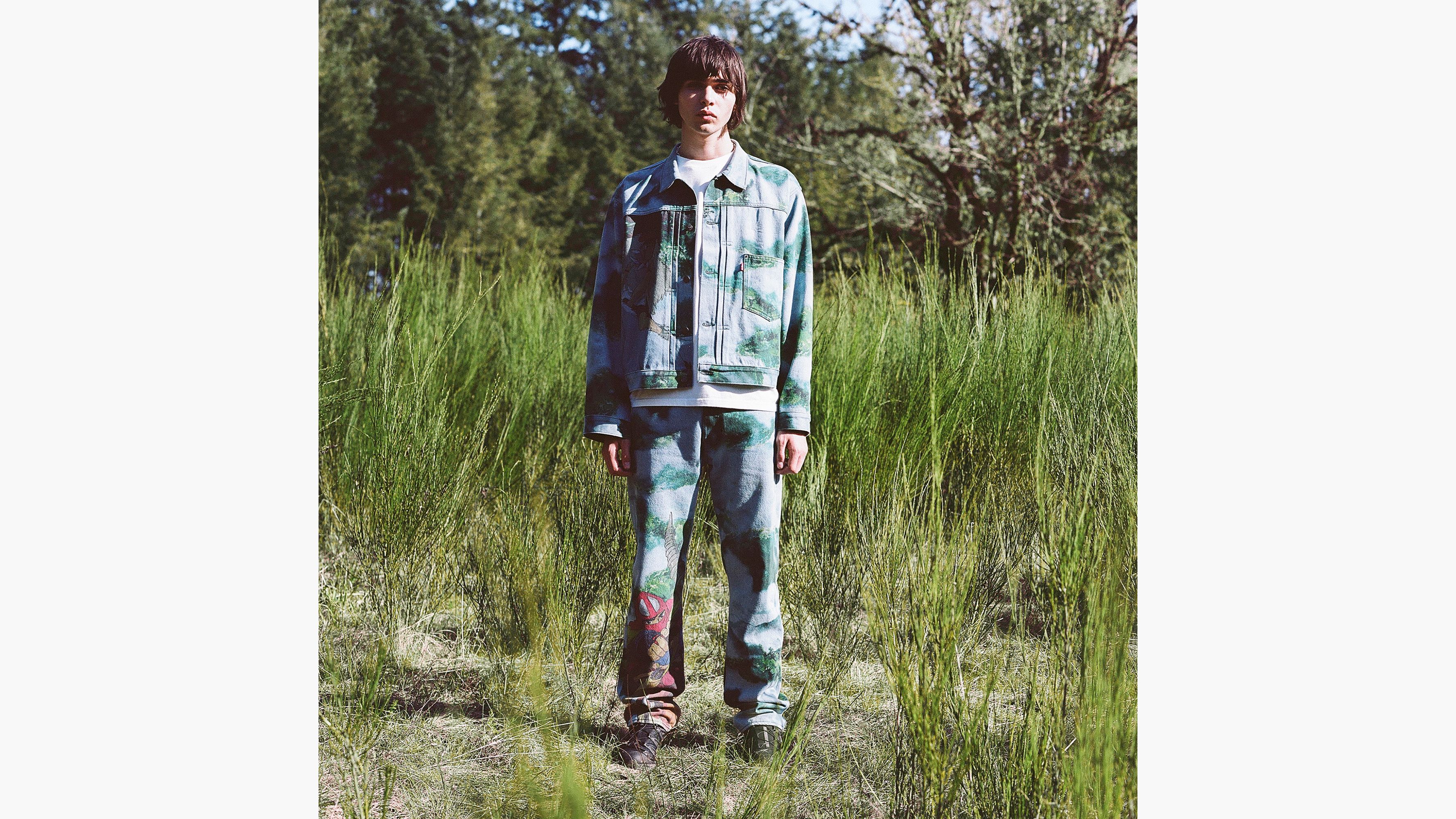 Jean 501® ‘93 droit Levi's® X Princess Mononoke - Xghibli Cloud Blue Jean - Multicolore