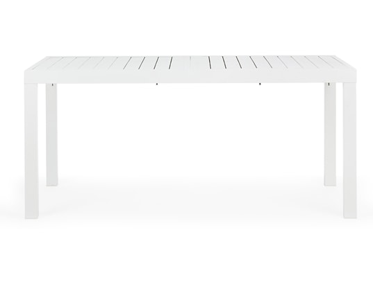 CONCEPT1 - Table extérieure Hilde blanc 160/240 x 90 x h 75cm