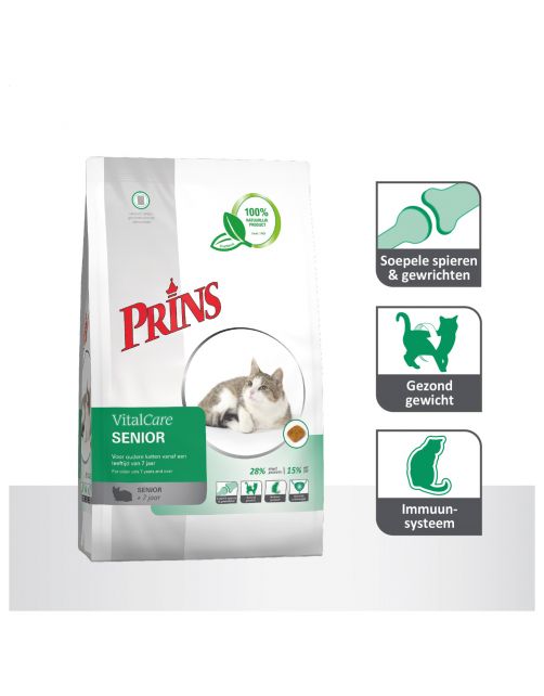 Prins Vitalcare Cat Senior Gevogelte - Kattenvoer
