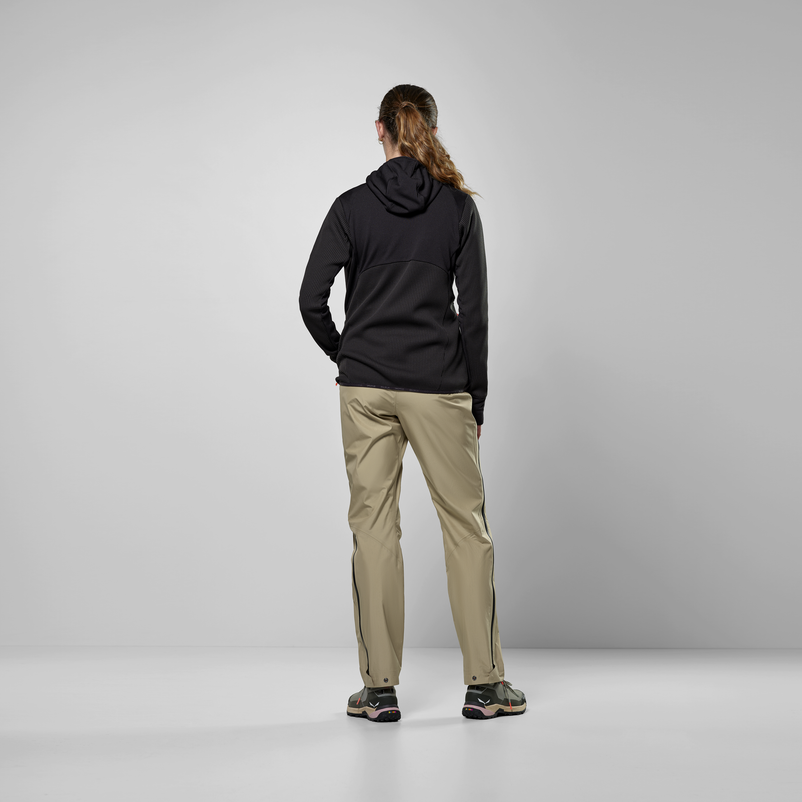 Puez Waffle Hybrid Polarlite Kapuzenjacke Damen