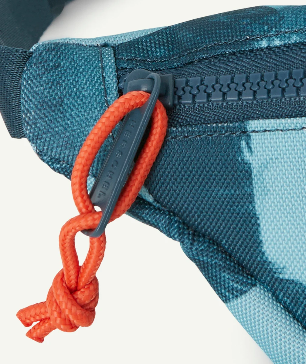 HERSCHELSAC BANANE HERITAGE IMPRIMÉ POCHOIR BLEU
