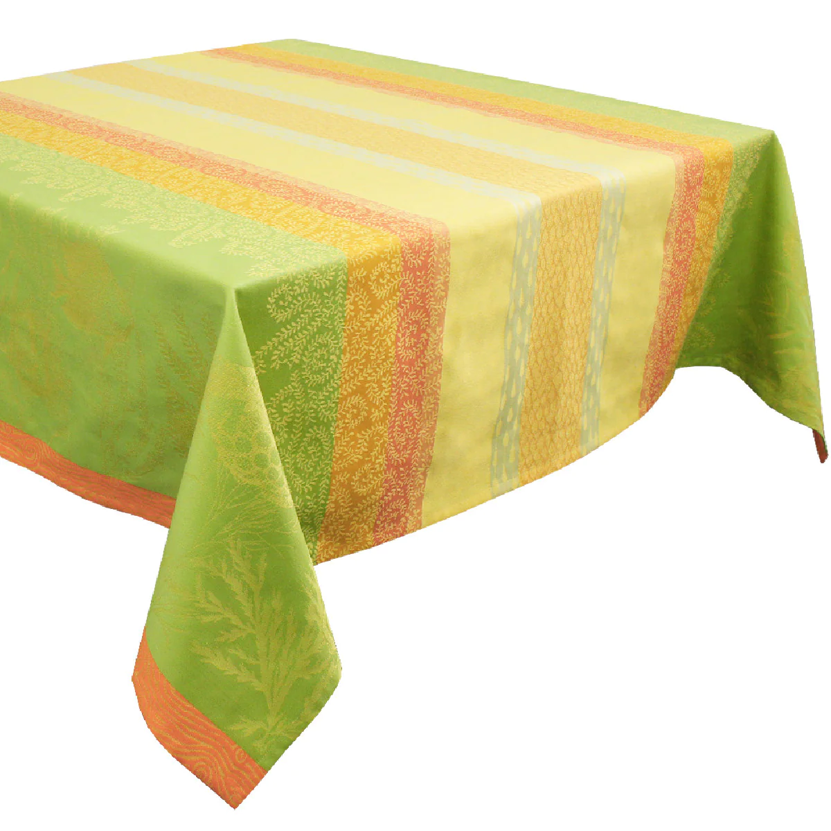 Nappe pur coton multicolore 155x225 Garnier Thiebaut