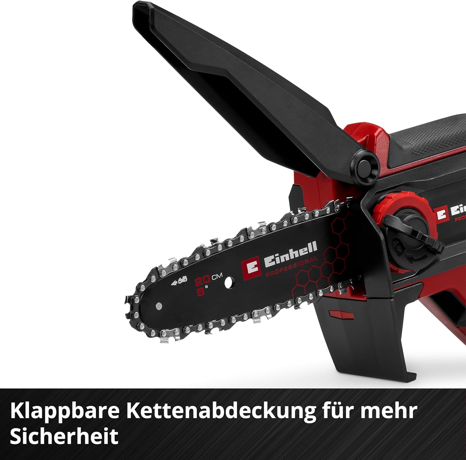 Einhell Professional Akku-Astkettensäge GP-PS 18/20 Li BL-Solo Power X-Change (18 V, 15 cm Schnittlänge, Brushless, 8 m/s Kettengeschwindigkeit, autom. Kettenschmierung, ohne Akku)