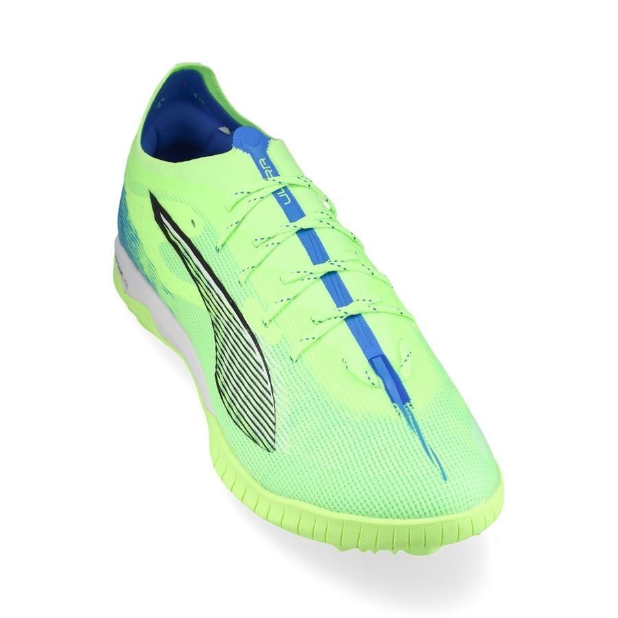PUMA Ultra 5 Pro Cage TT Lights Out - Fizzy Apple/Blanc/Bleu