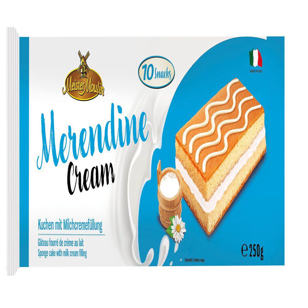 Gâteaux fourrés au lait 250gr