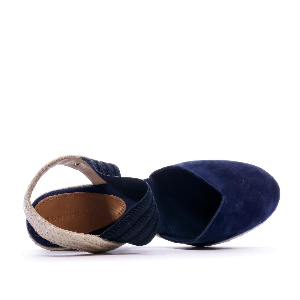 Tommy Hilfiger Sandales à talon en daim bleu femmes Tommy Hilfiger