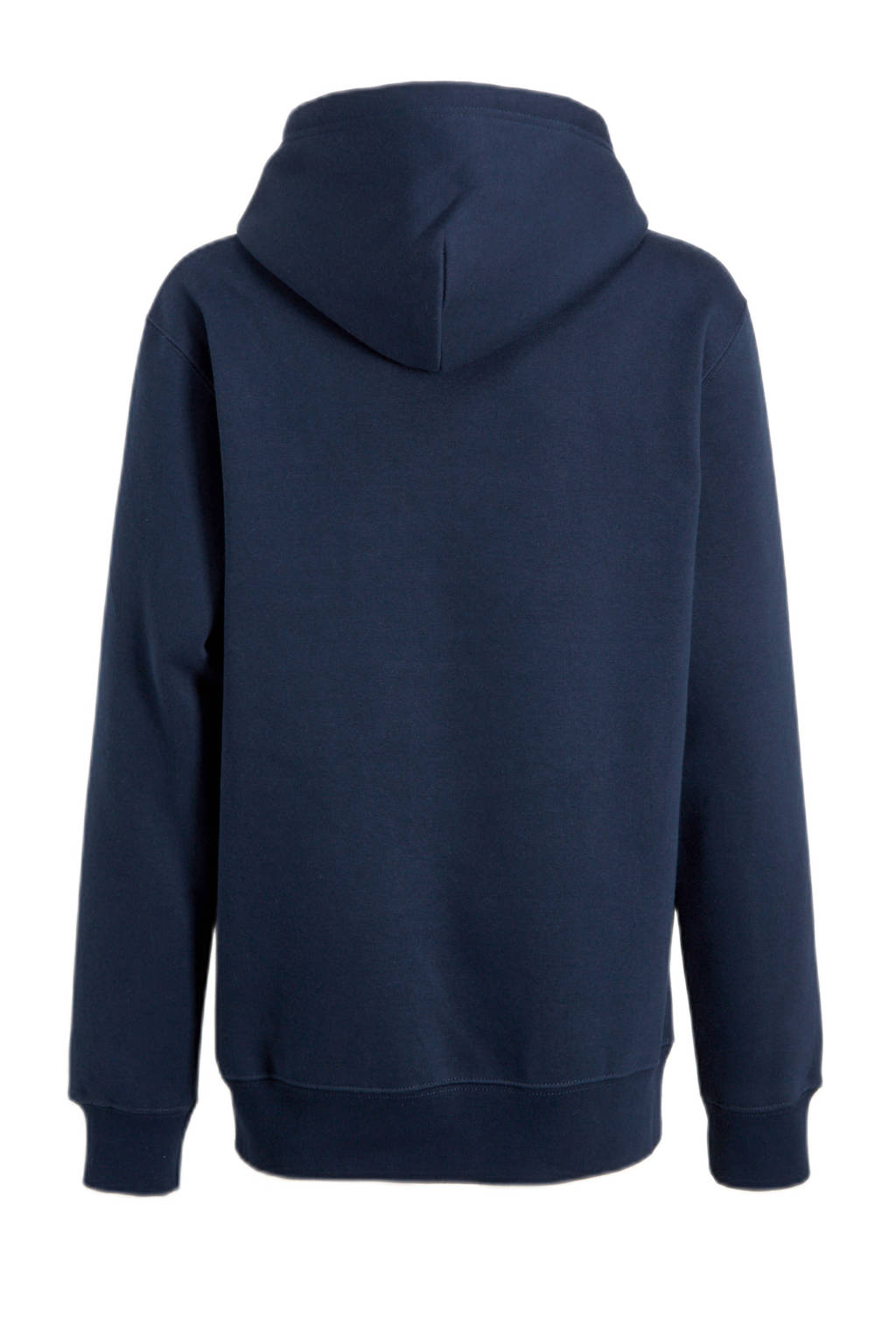 hoodie met logo donkerblauw
