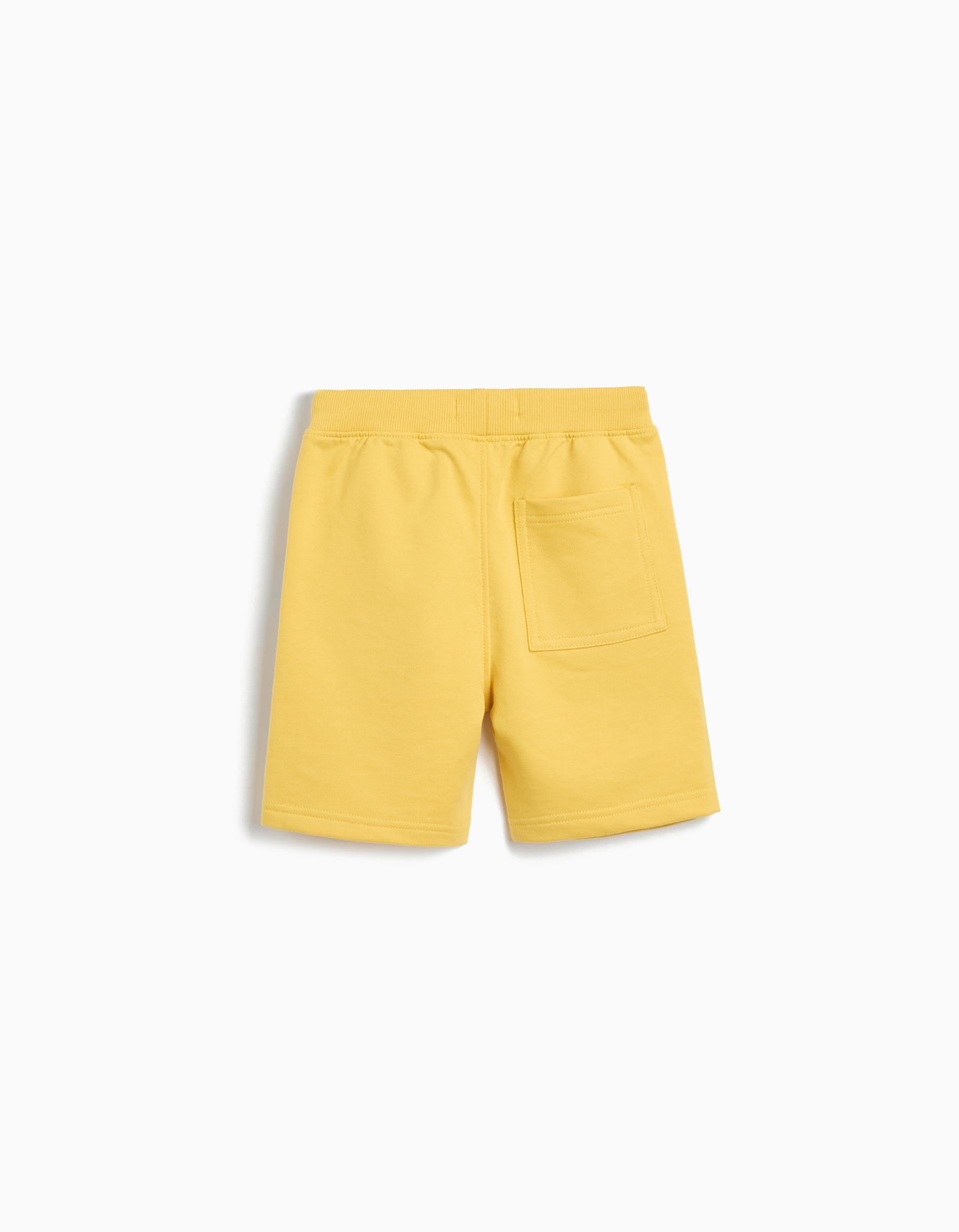 Calções Fleece, Menino, Amarelo Claro