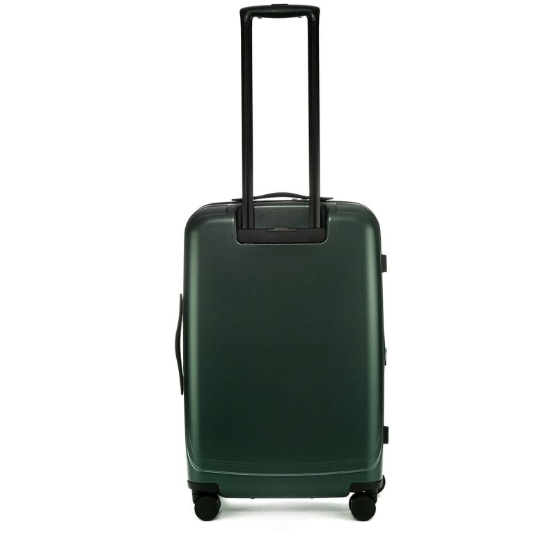 Valise rigide Pure mate Extensible 65 cm Vert foncé