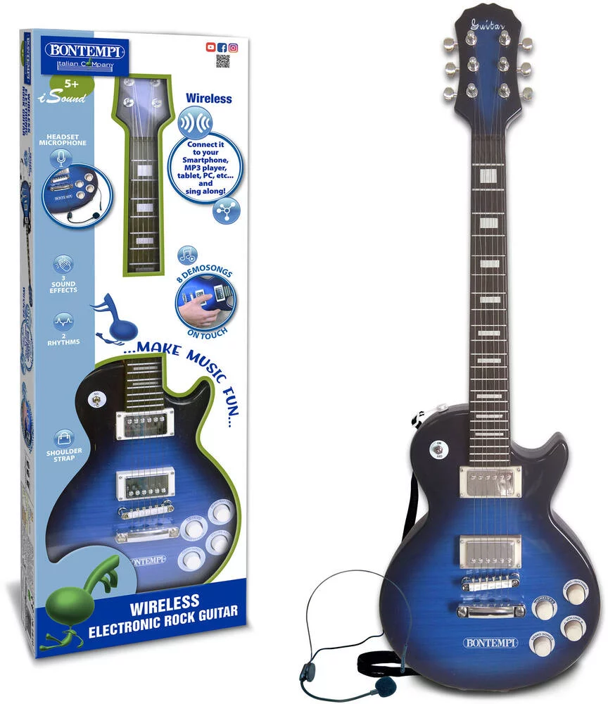 GUITARE ELECTRONIQUE ROCK AVEC FONCTION CONNEXION SANS FIL
