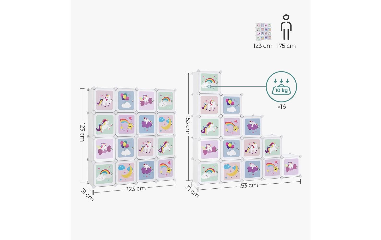 Regal mit diversen AufbauartenKinderregal