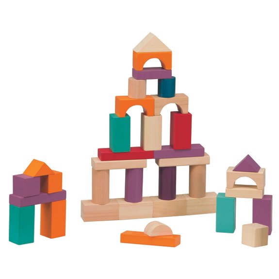 Baril 50 blocs de construction bois