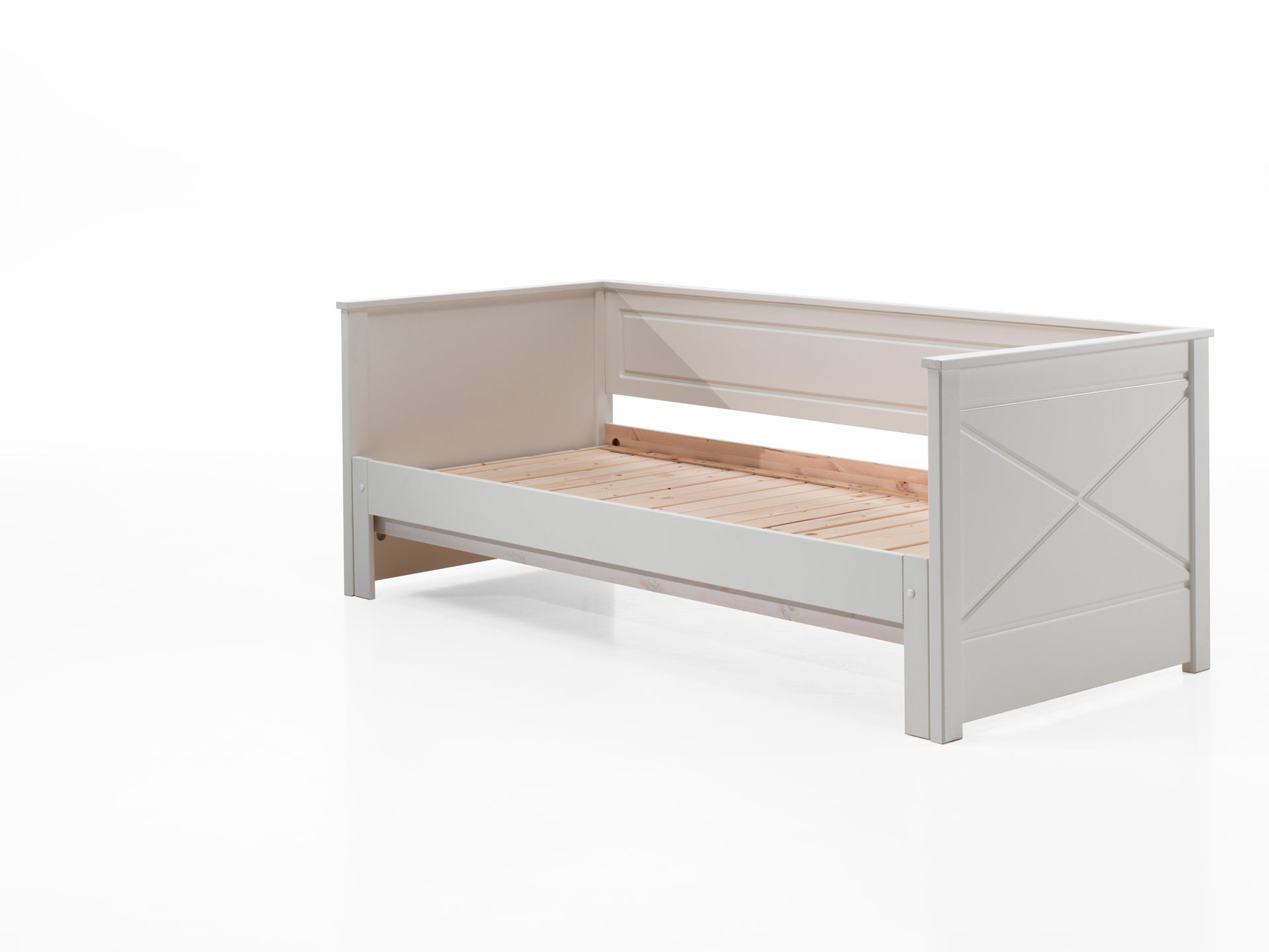 LUCEVI - Pino 93 Uitschuif-kajuitbed 90x200cm - Wit