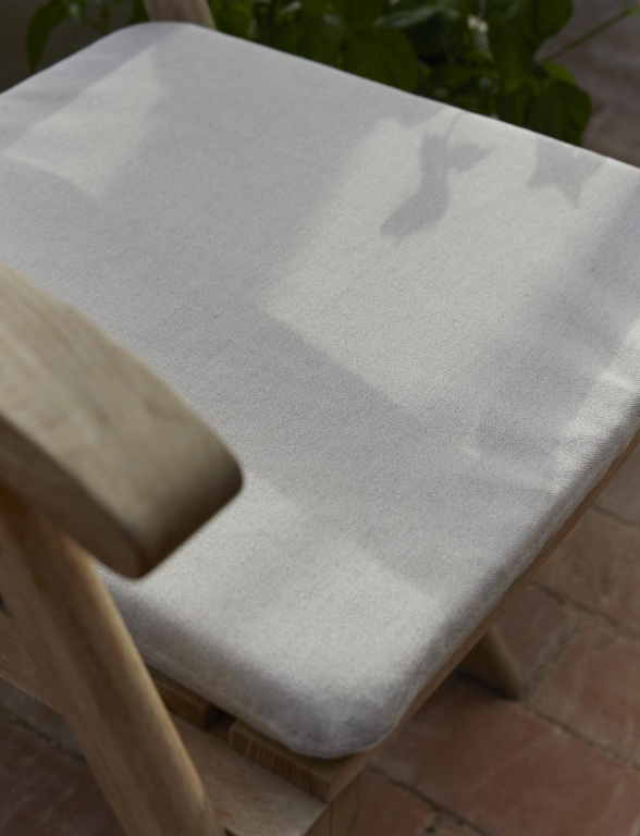 Fritz Hansen Zitkussen voor Skagen tuinstoel golden yellow stripe