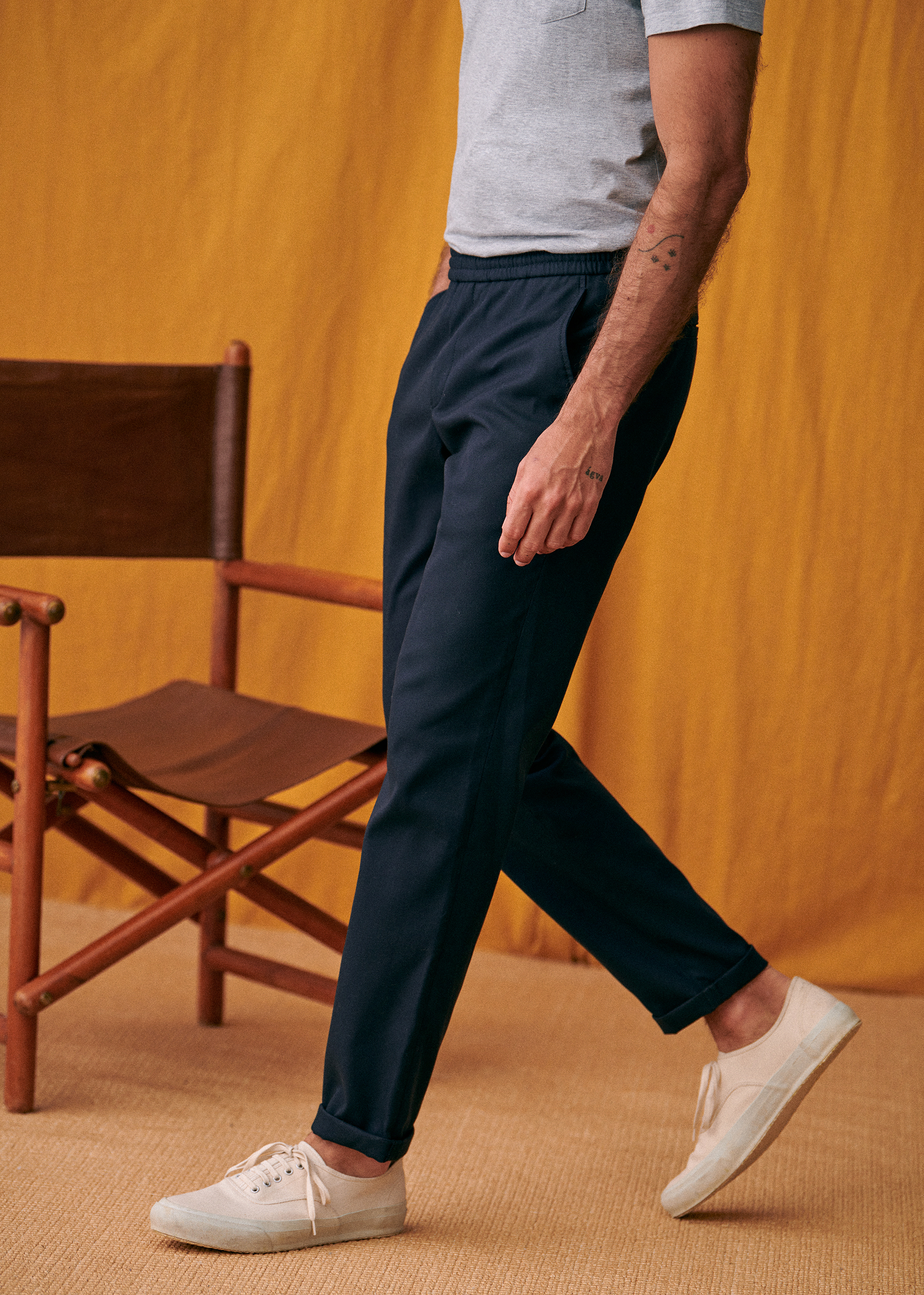 Pantalon Danny - Marine - E-SHOP/BAS Pantalons 5905607