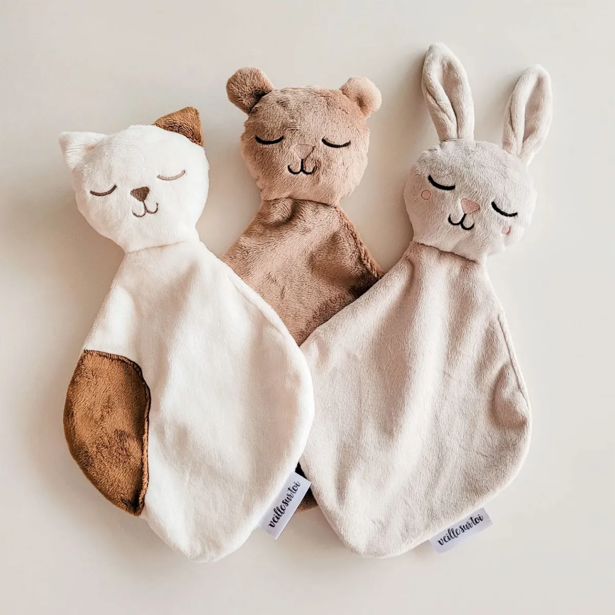Veille sur Toi Doudou Bébé Chat Sammy