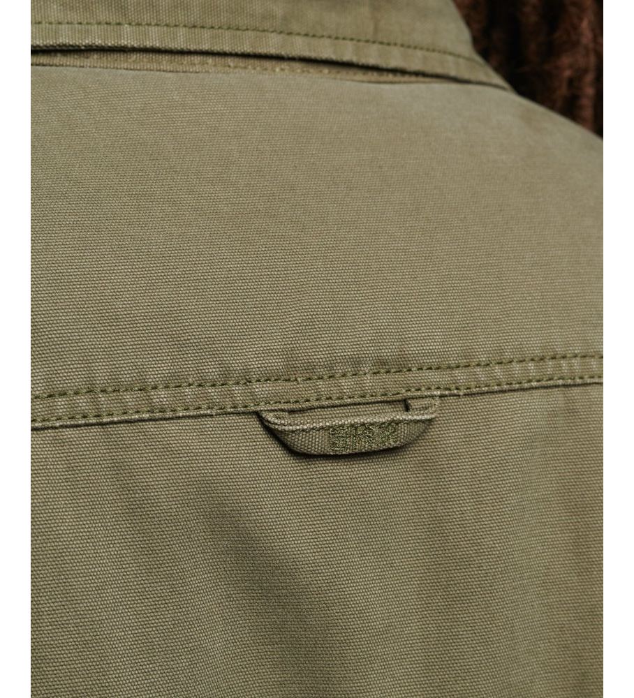 Sobretudo Superdry Miller Verde com Forro Sherpa