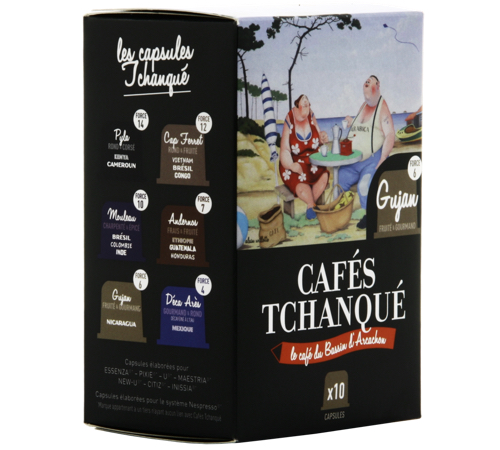 10 capsules Gujan compatibles Nespresso® - CAFES TCHANQUE