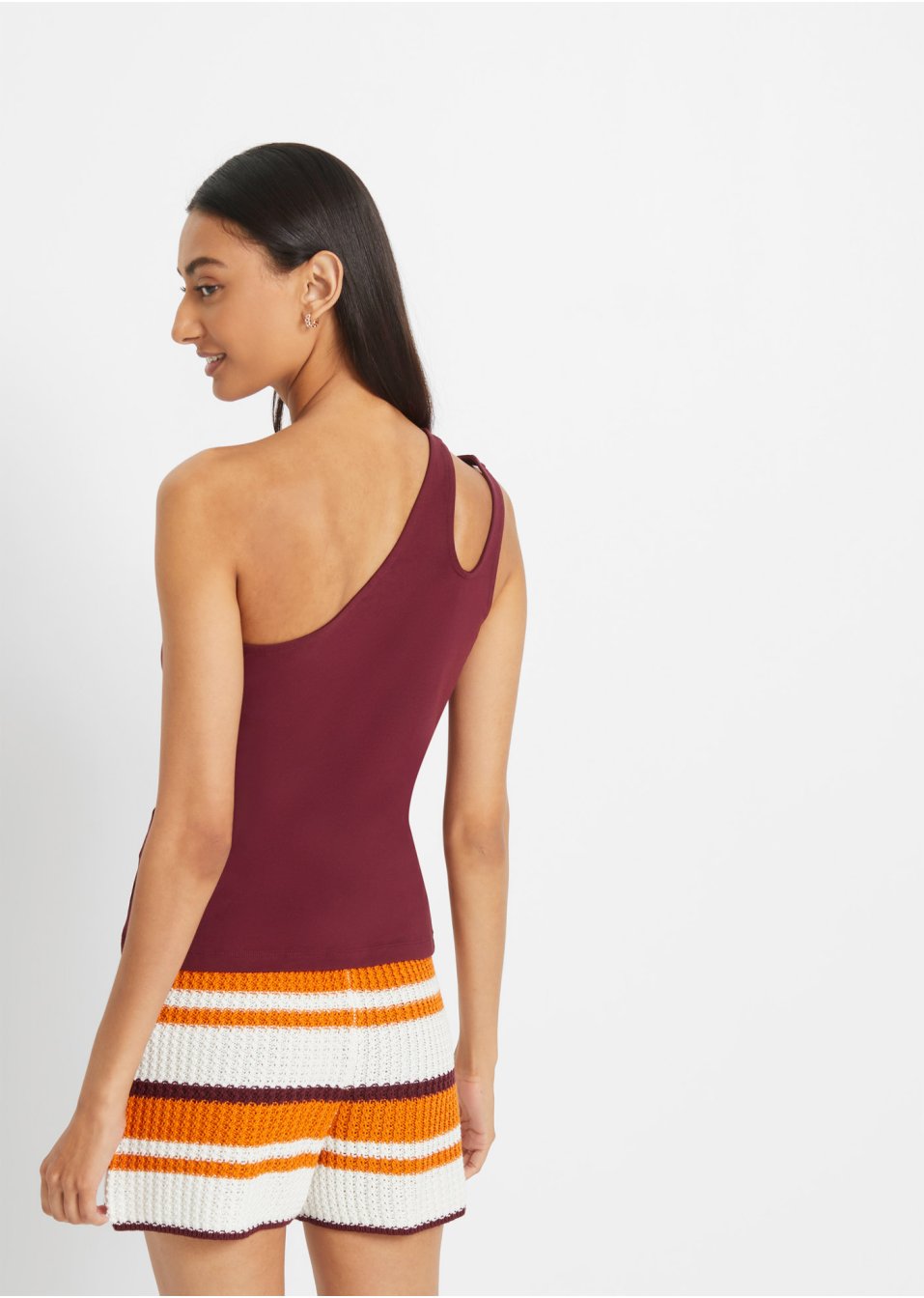 Top à épaule dénudée avec coton