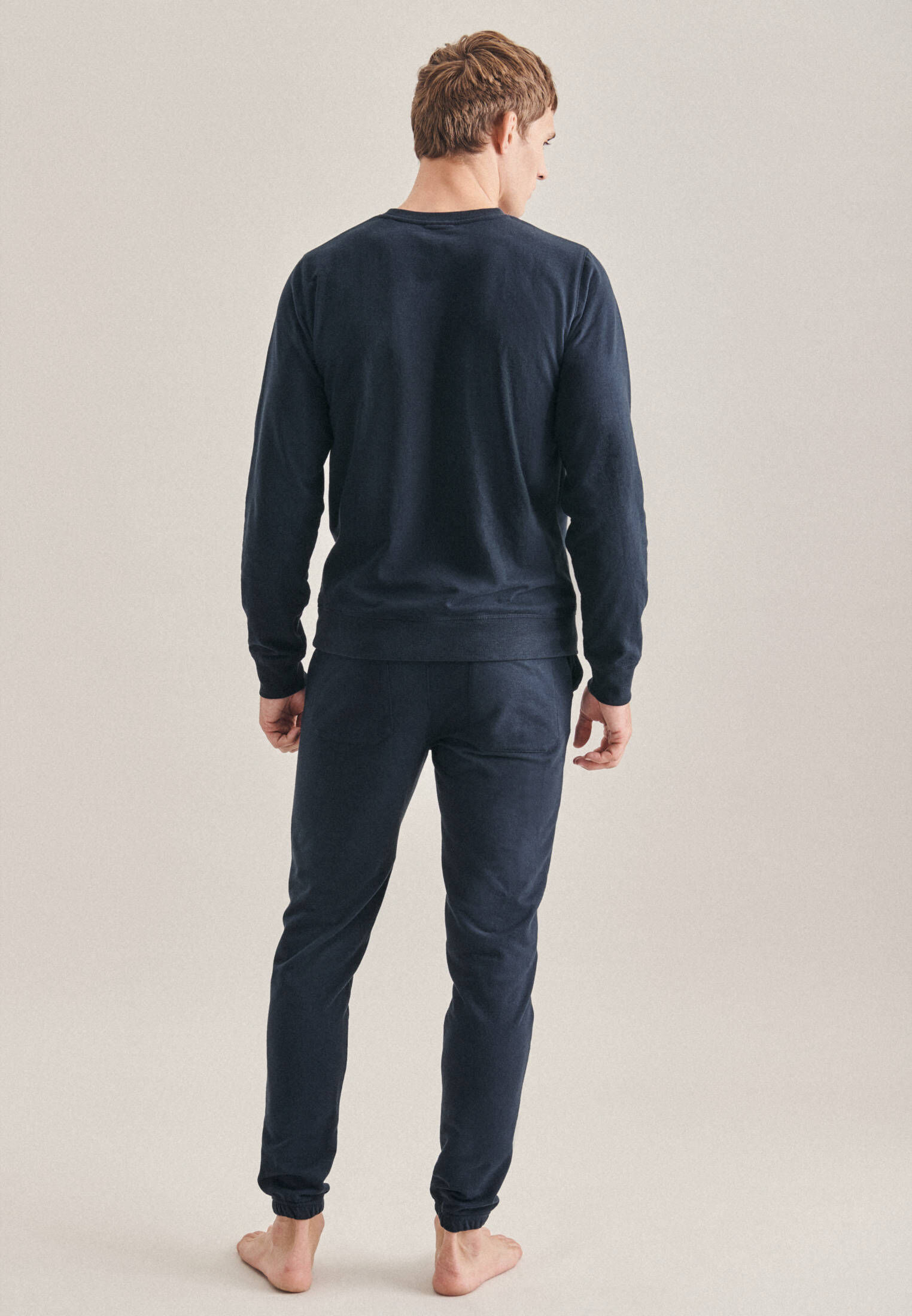 Seidensticker| Herren Sweat-Shirt Schwarze Rose