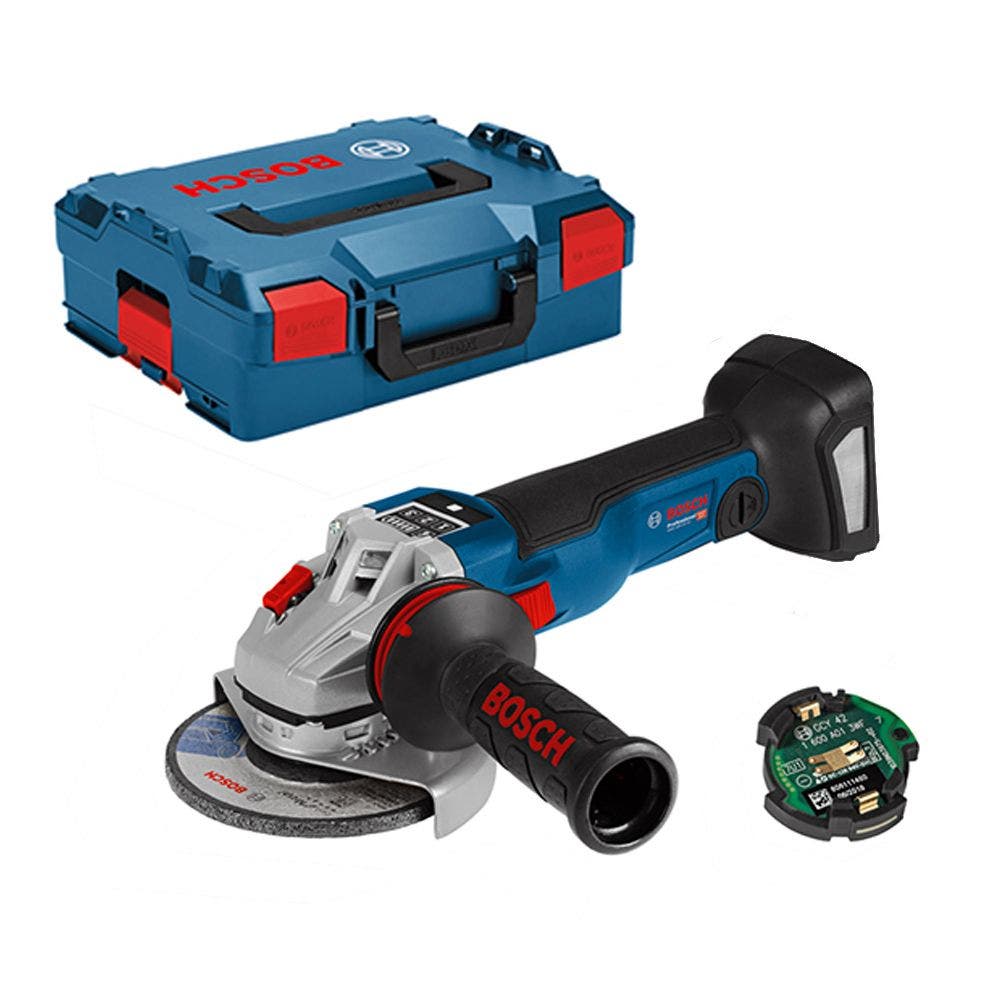 BOSCH 18V Brushless 125mm Angle Grinder w. Case Skin GWS 18V-10 SC 06019G340B