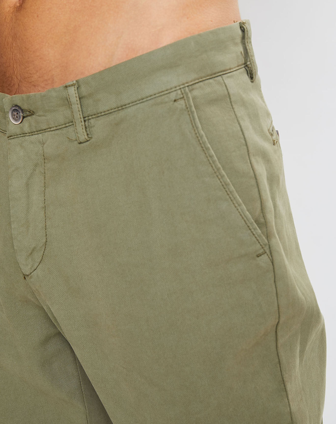 Hackett London Pantalon chino Slim Fit Armure kaki