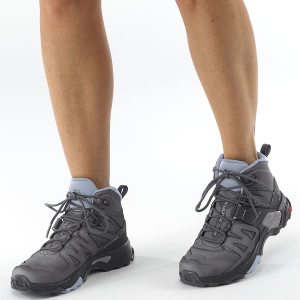 Chaussure de randonnée mid SALOMON X ULTRA 4 MID GORE-TEX W MAGNET BLACK ZEN BLUE