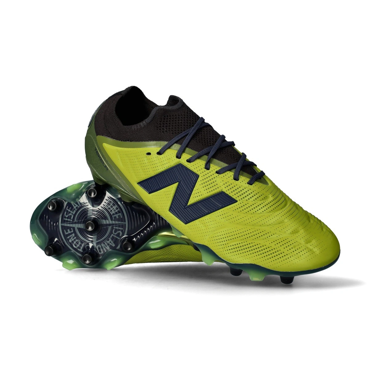 Chuteira New Balance Tekela Elite Low FG V5  X Stone Island