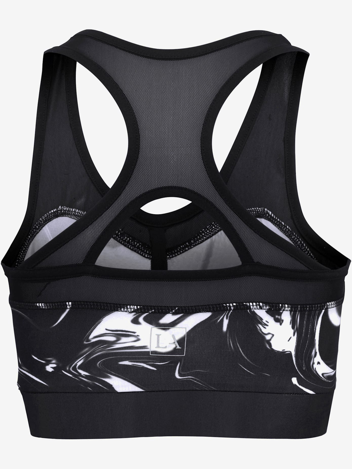 T-shirt d'extérieur haut court performance en mélange de matières