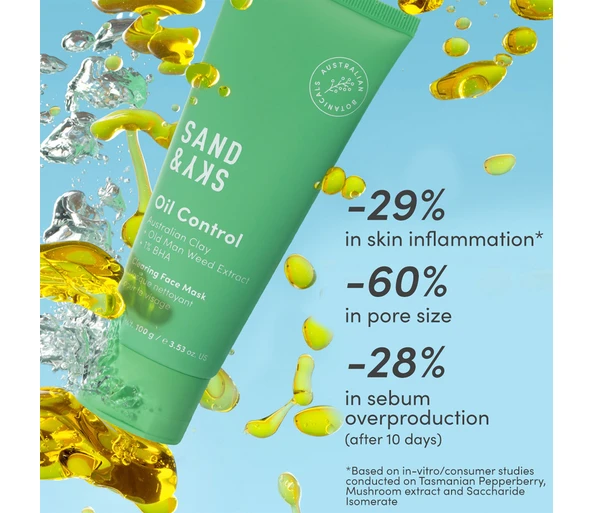 SAND & SKY Oil Control Clearing Face Mask