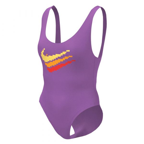 Nike Swim Nessd292 U-back Swimsuit Roxo XS Mulher