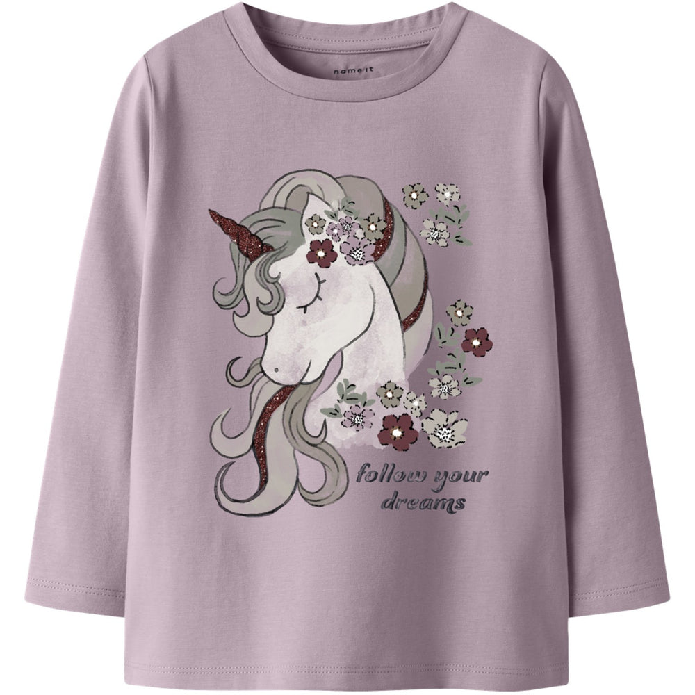 Køb Name It Dawn Pink Nmftulinea Ls Top