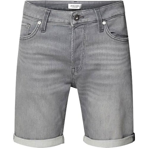 Jack & Jones - PANTALON CORTO HOMBRE12223680 Gris